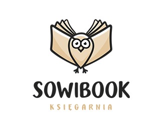 Projekt graficzny logo dla firmy online Sowibook